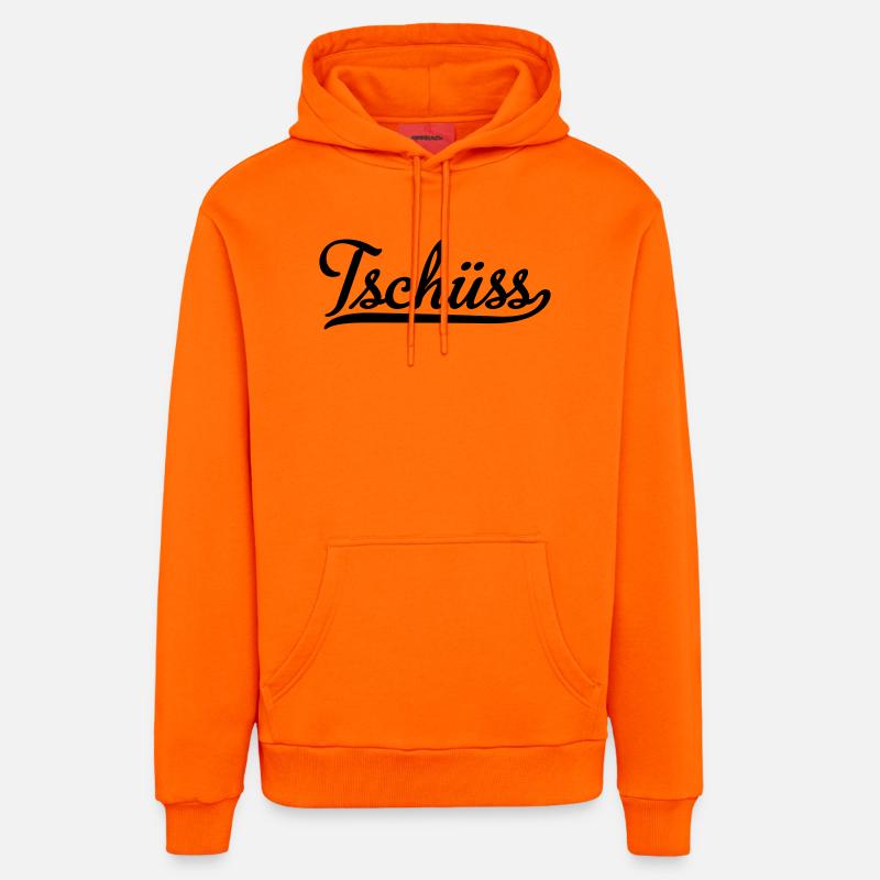 tschüss - Organic Relaxed Hoodie Made in EU - SUNSET ORANGE