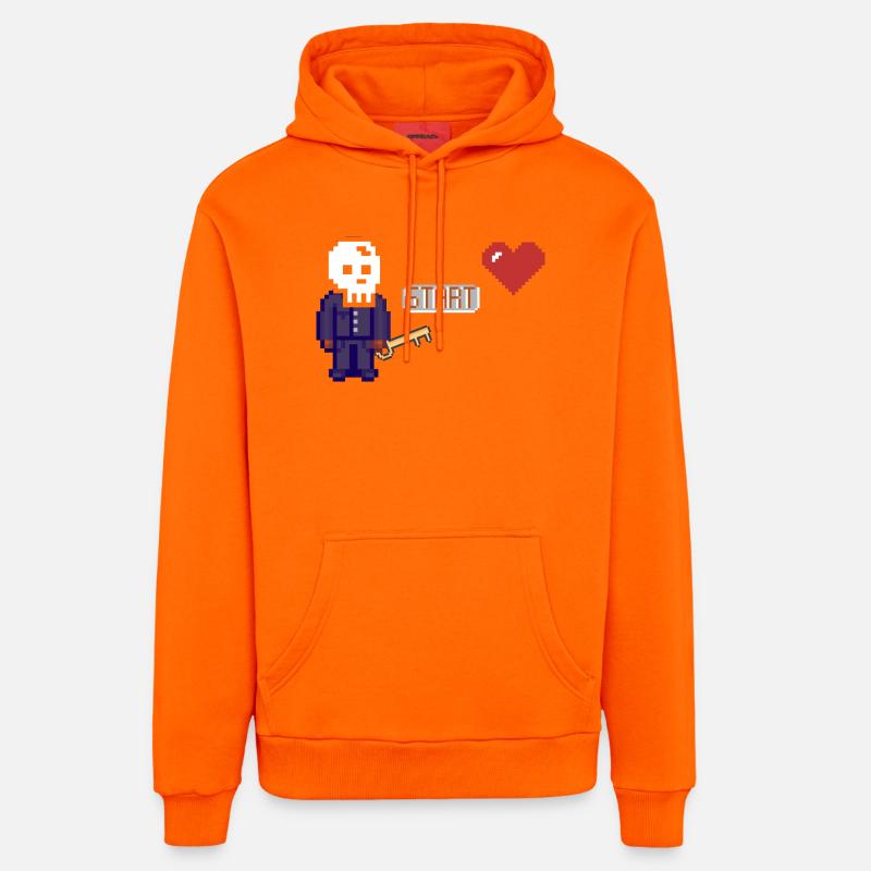 Start - Sweat à capuche bio décontracté fabriqué en UE - SUNSET ORANGE