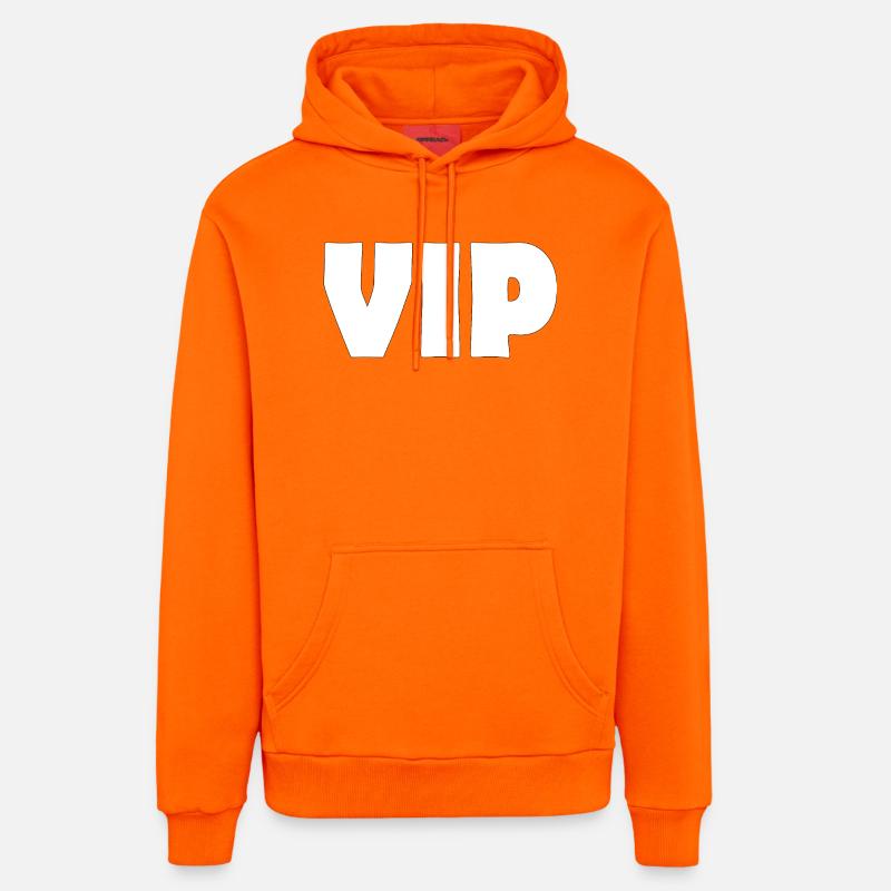 VIP - Sweat à capuche bio décontracté fabriqué en UE - SUNSET ORANGE