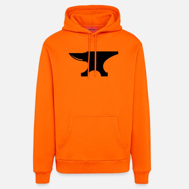 Anvil - Sweat à capuche bio décontracté fabriqué en UE - SUNSET ORANGE