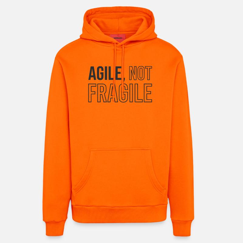 Développement Agile, Tasse Scrum Agile Coach - Sweat à capuche bio décontracté fabriqué en UE - SUNSET ORANGE
