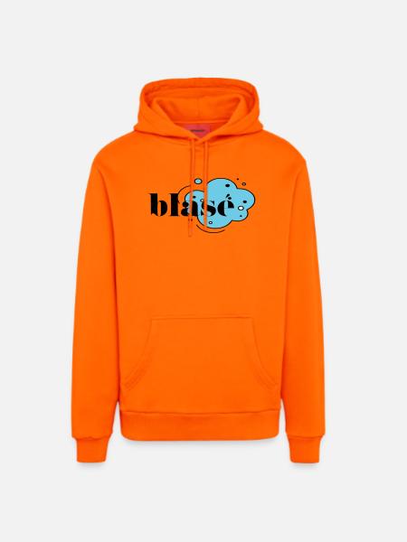Blasé - Organic Relaxed Hoodie Made in EU - SUNSET ORANGE