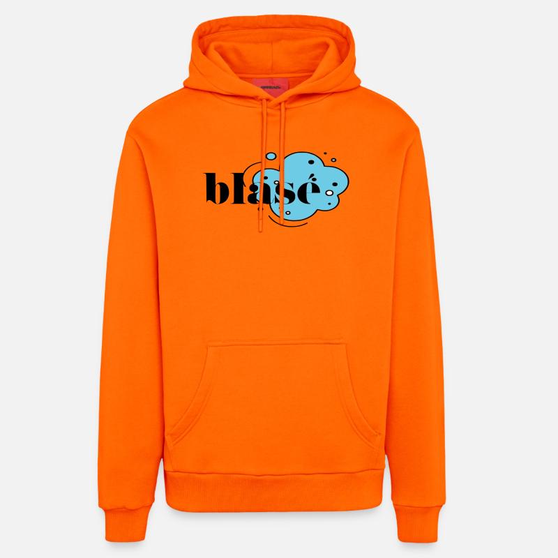 Blasé - Sweat à capuche bio décontracté fabriqué en UE - SUNSET ORANGE