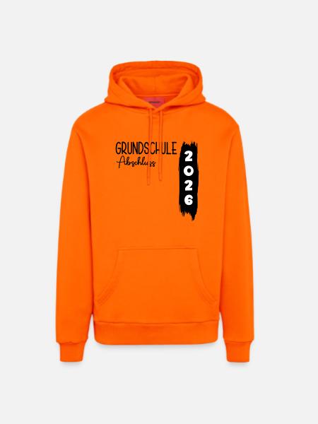 Grundschule Abschluss 2026 - Organic Relaxed Hoodie Made in EU - SUNSET ORANGE