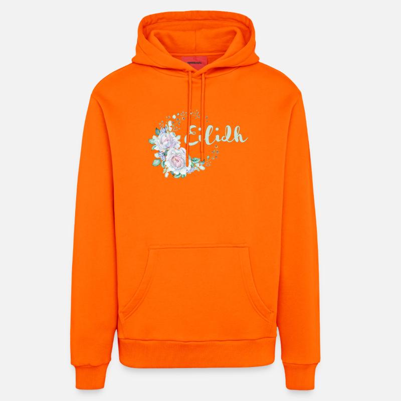 Pour Eilidh - Sweat à capuche bio décontracté fabriqué en UE - SUNSET ORANGE