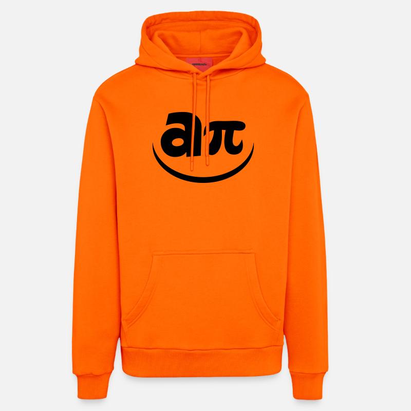 La formule du bonheur - Sweat à capuche bio décontracté fabriqué en UE - SUNSET ORANGE