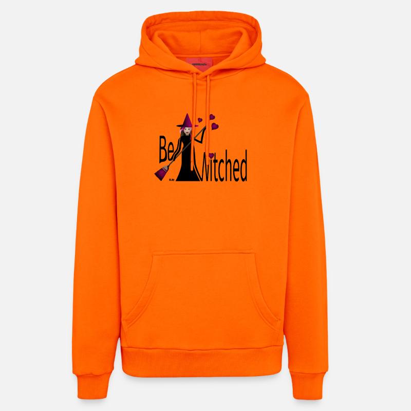 Sorcière - Sweat à capuche bio décontracté fabriqué en UE - SUNSET ORANGE