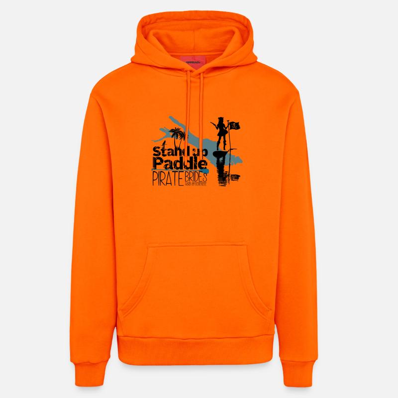 SUP Pirate Brides Bodensee - Organic Relaxed Hoodie Made in EU - SUNSET ORANGE