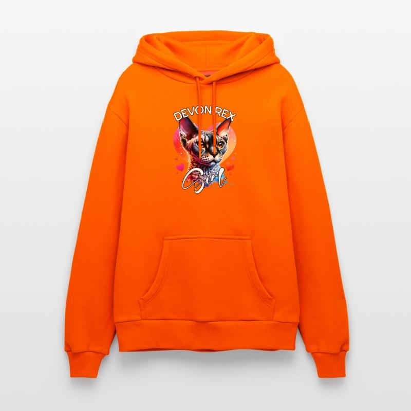 Devon Rex Mädchen Devon Rex Organic Relaxed Hoodie Made in EU