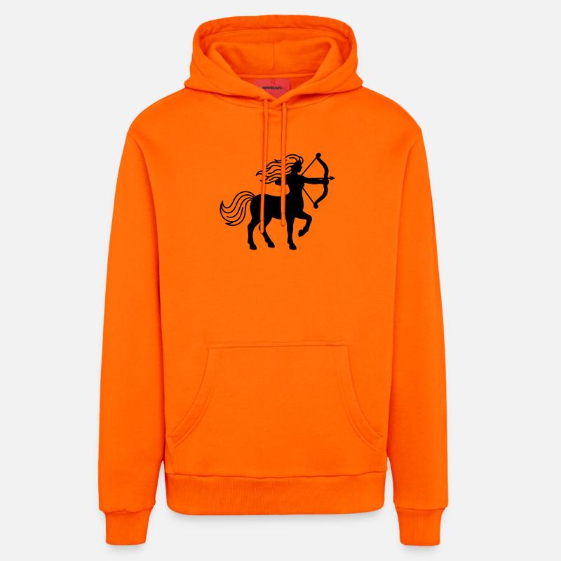 centaur - Organic Relaxed Hoodie Made in EU - SUNSET ORANGE