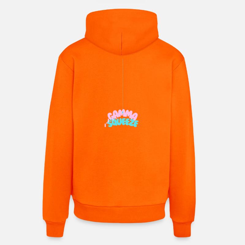 Compression gamma - Sweat à capuche bio décontracté fabriqué en UE - SUNSET ORANGE
