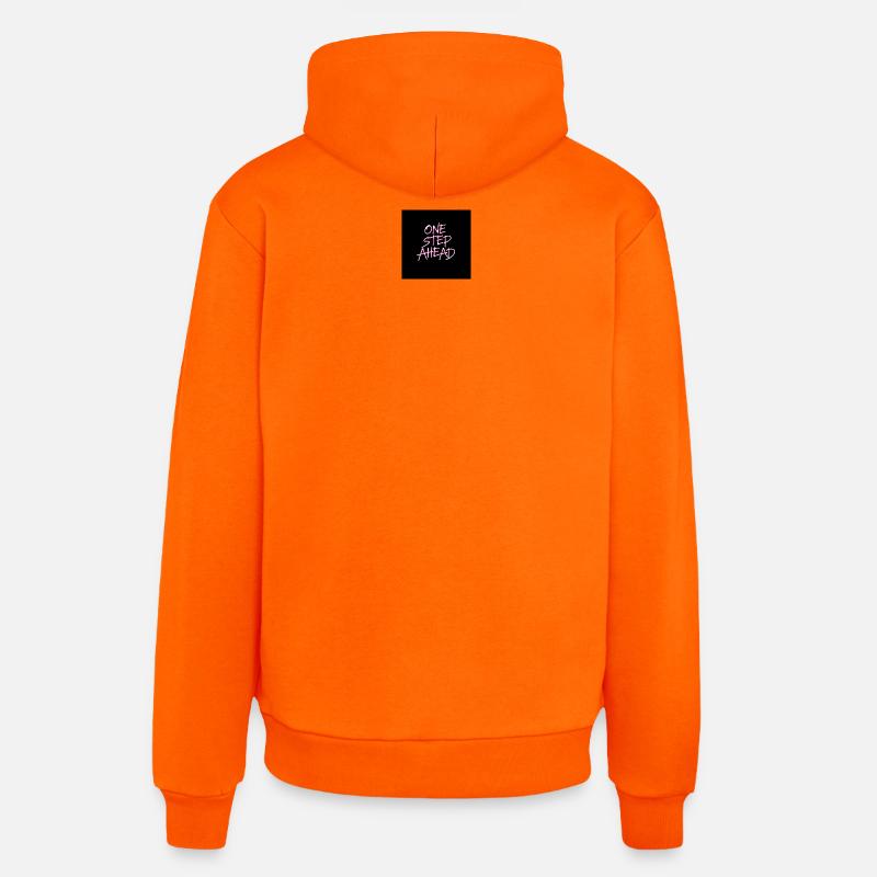 Neon Life Devise pour la motivation - Sweat à capuche bio décontracté fabriqué en UE - SUNSET ORANGE