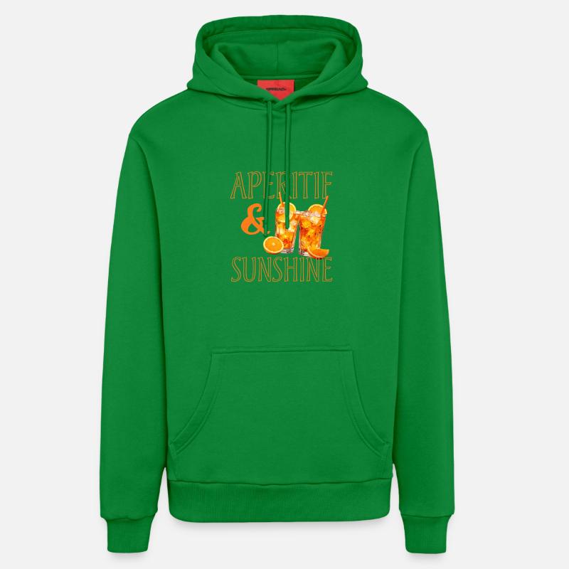 Apéritif & Rayon de soleil - Sweat à capuche bio décontracté fabriqué en UE - City Green
