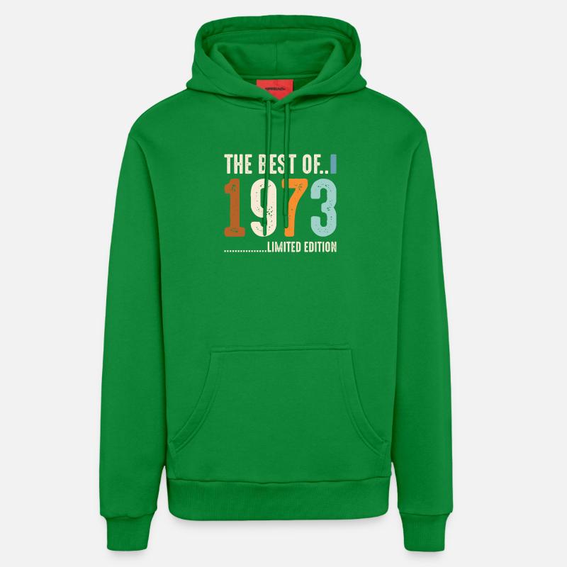 Meilleur de 1973 Édition Limitée - Sweat à capuche bio décontracté fabriqué en UE - City Green
