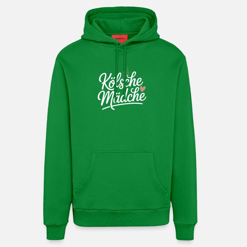 Cologne Filles Carnaval Cologne Filles - Sweat à capuche bio décontracté fabriqué en UE - City Green