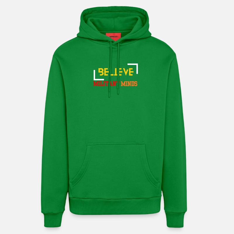 Croyez les esprits militants - Sweat à capuche bio décontracté fabriqué en UE - City Green