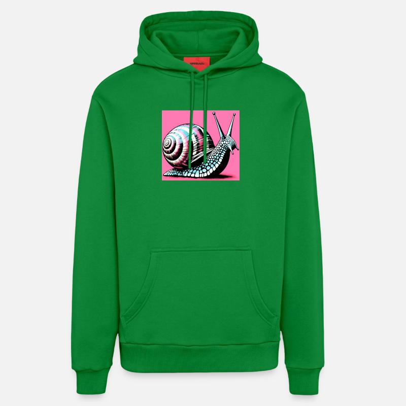 Escargot - Sweat à capuche bio décontracté fabriqué en UE - City Green
