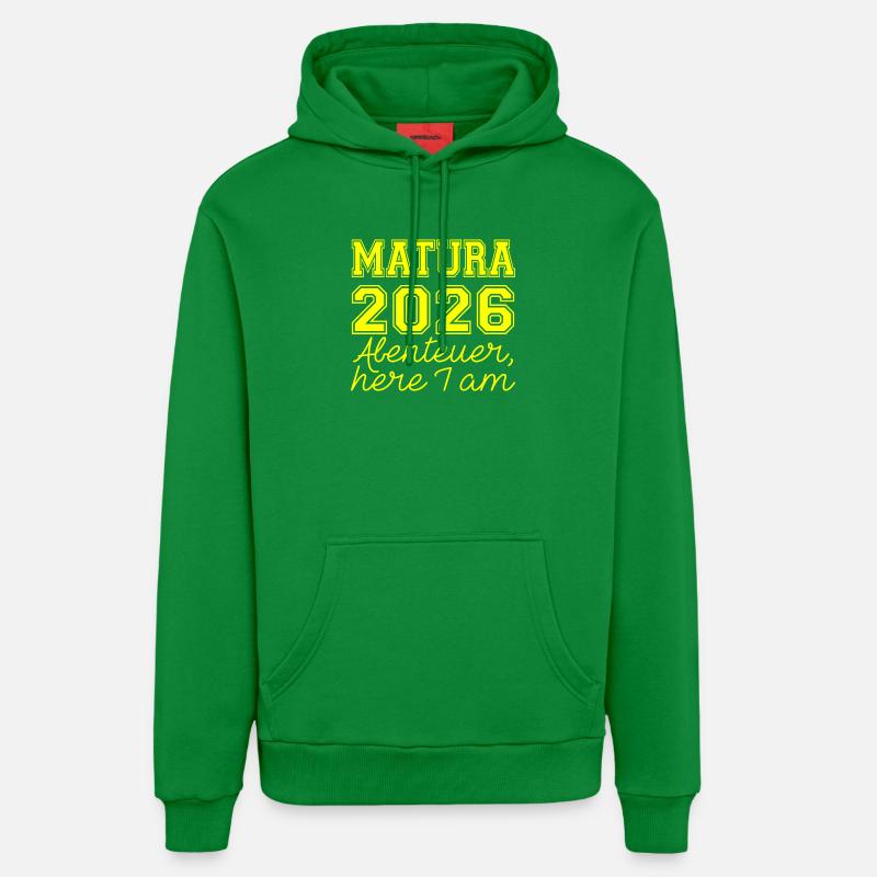 Matura 2026 Spruch - Organic Relaxed Hoodie Made in EU - City Green