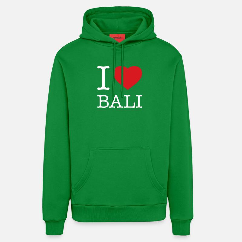 J’ADORE BALI - Sweat à capuche bio décontracté fabriqué en UE - City Green