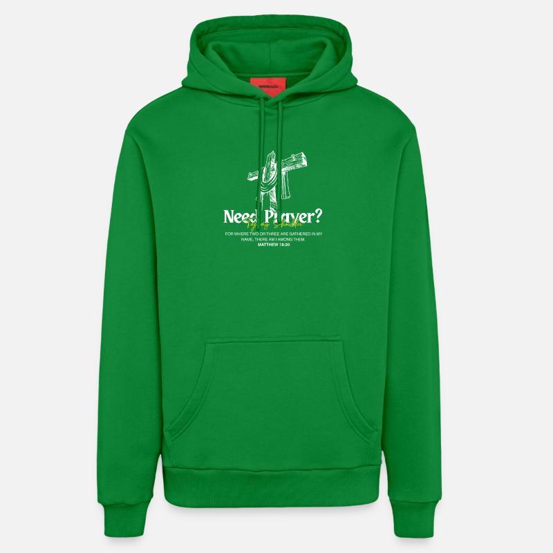 Croyant en Jésus - Sweat à capuche bio décontracté fabriqué en UE - City Green