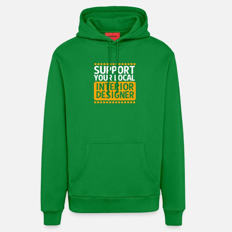 Architecte architecte Designer d’intérieur - Sweat à capuche bio décontracté fabriqué en UE - City Green