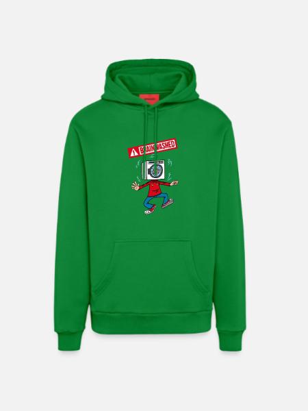 Brainwashing - Organic Relaxed Hoodie Made in EU - City Green