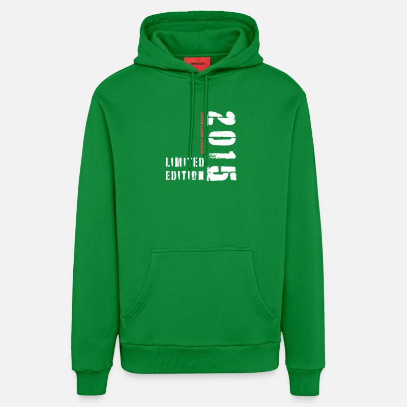 Limited Edition 2015 – Exemplaire Unique - Sweat à capuche bio décontracté fabriqué en UE - City Green