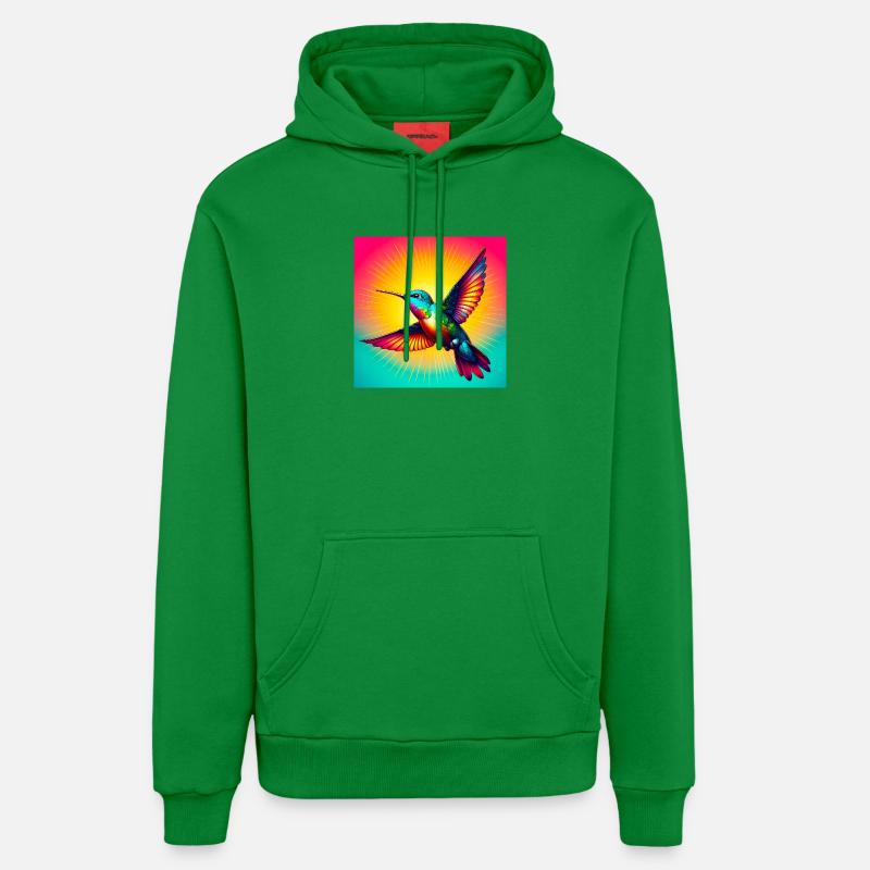 colibri - Sweat à capuche bio décontracté fabriqué en UE - City Green