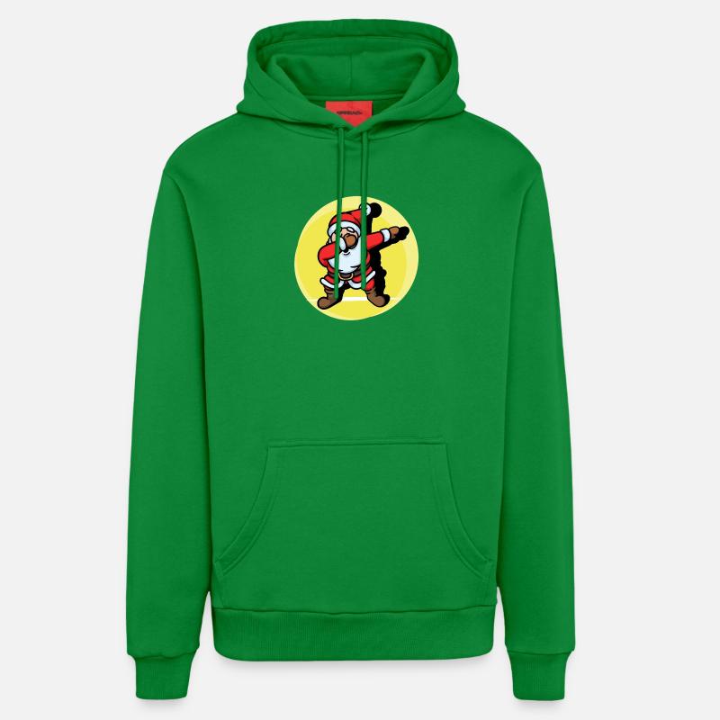 Cool Dab Dabbing Père Noël Noël - Sweat à capuche bio décontracté fabriqué en UE - City Green