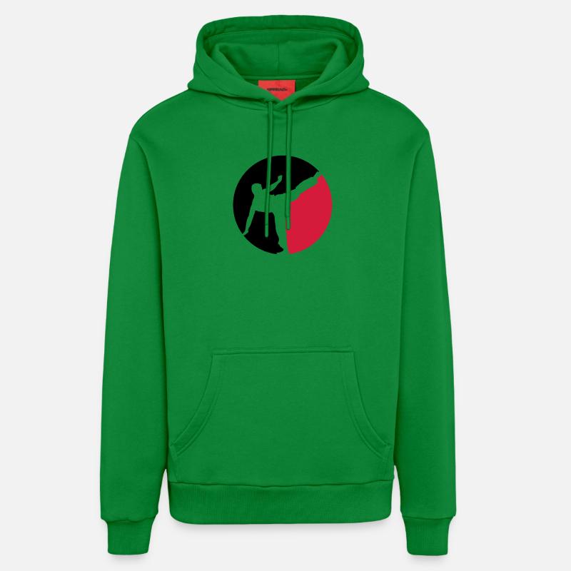 Karate - Sweat à capuche bio décontracté fabriqué en UE - City Green