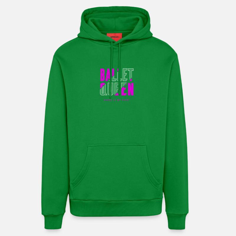 Reine du ballet - Sweat à capuche bio décontracté fabriqué en UE - City Green
