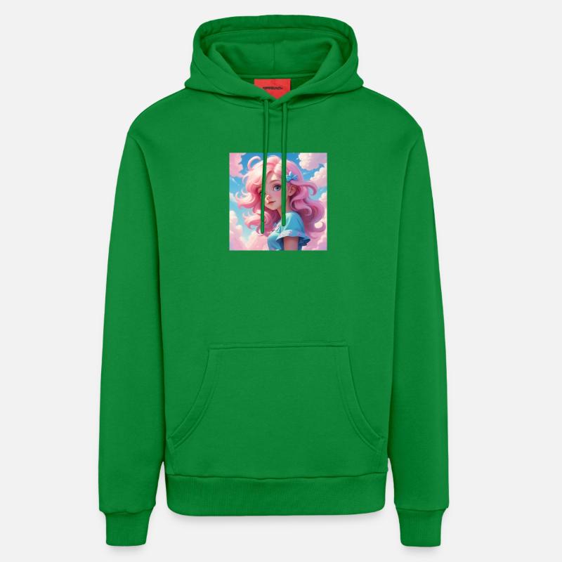 Fille - Sweat à capuche bio décontracté fabriqué en UE - City Green