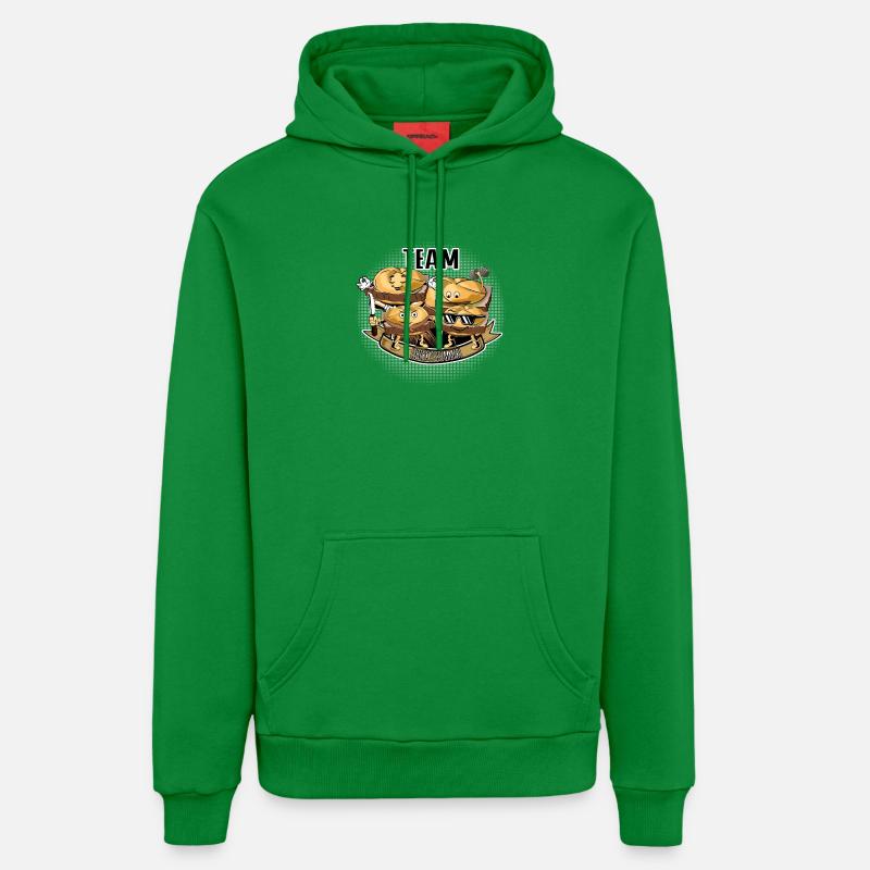 L’équipe Leberkassemmel – Snack Squad ! - Sweat à capuche bio décontracté fabriqué en UE - City Green