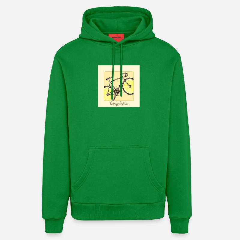 Vélo Cyclisme Bicyclette Citron - Sweat à capuche bio décontracté fabriqué en UE - City Green