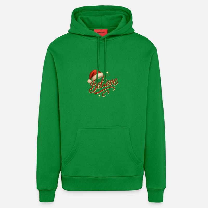 Chapeau de Noël Joyeux Noël - Sweat à capuche bio décontracté fabriqué en UE - City Green