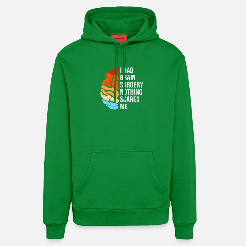 Anévrisme cérébral - Sweat à capuche bio décontracté fabriqué en UE - City Green