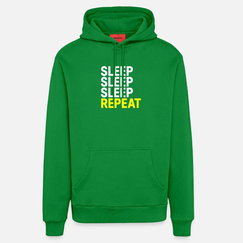 Søvn Søvn Søvn Gentag - Organic relaxed hoodie made in EU - City Green
