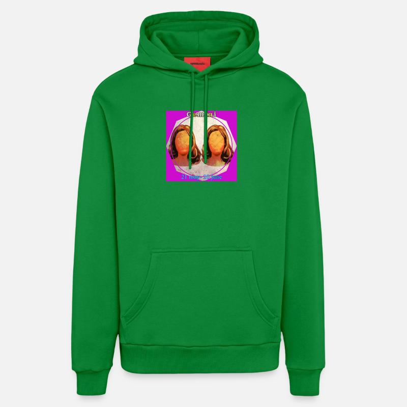 Jumeaux - Sweat à capuche bio décontracté fabriqué en UE - City Green