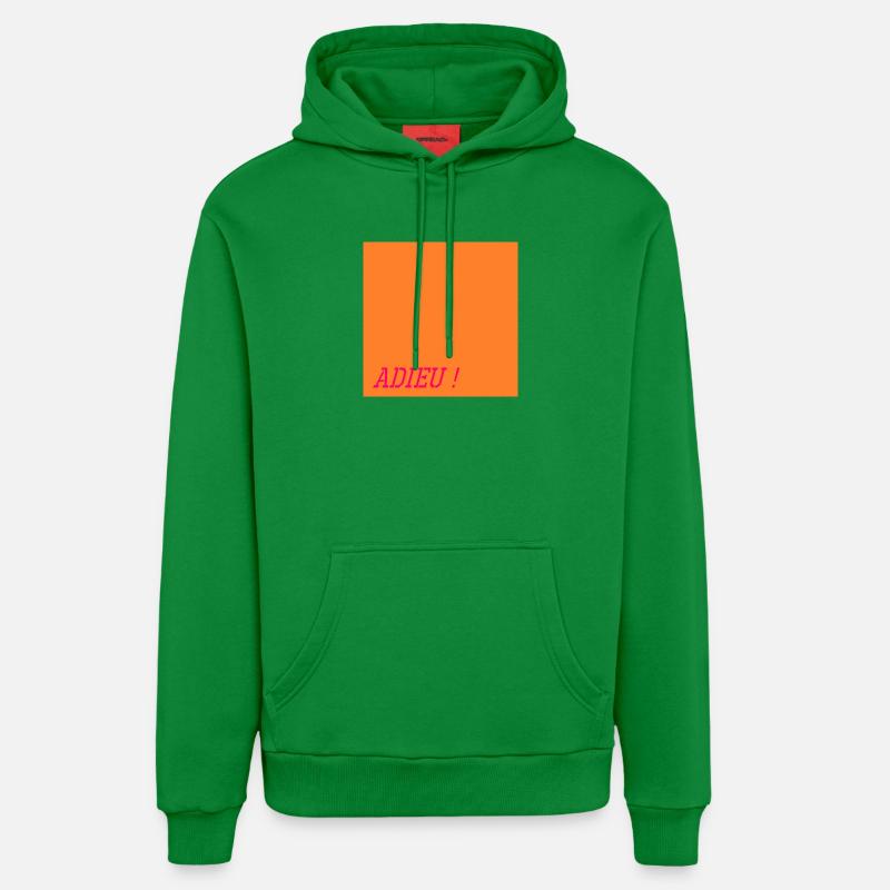 Mots d'adieu - Sweat à capuche bio décontracté fabriqué en UE - City Green