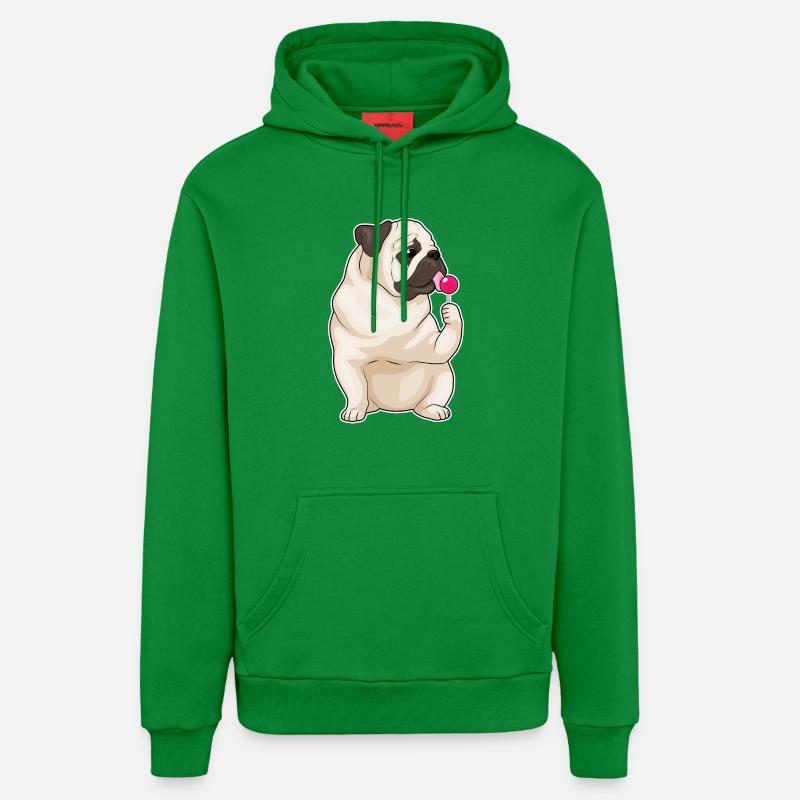 Pulin Lollipop - Sweat à capuche bio décontracté fabriqué en UE - City Green