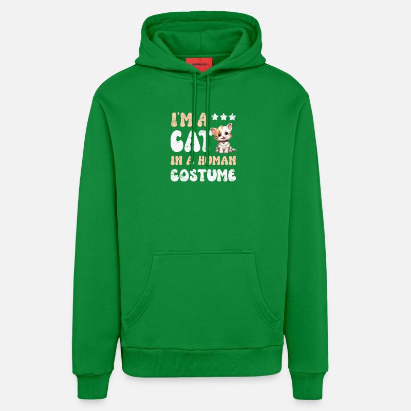 Chats - Sweat à capuche bio décontracté fabriqué en UE - City Green