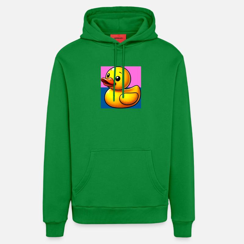 Caneton Canard Canard Canard - Sweat à capuche bio décontracté fabriqué en UE - City Green