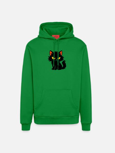 Chaton doux - Sweat à capuche bio décontracté fabriqué en UE - City Green