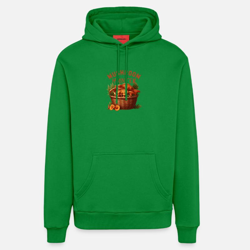Chasseur de champignons - Sweat à capuche bio décontracté fabriqué en UE - City Green