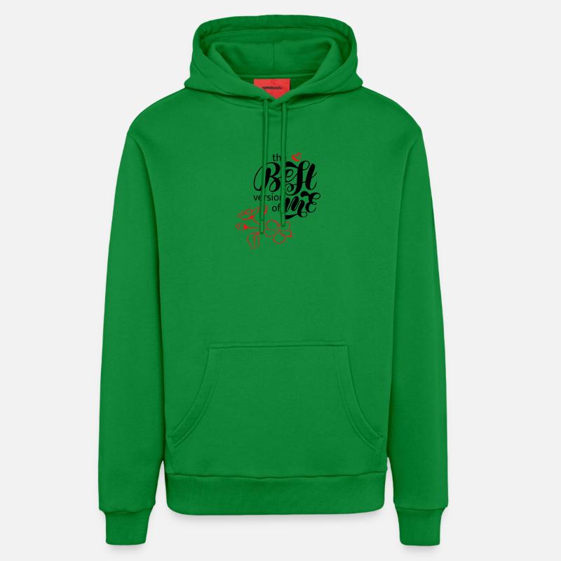 meilleure version de moi - Sweat à capuche bio décontracté fabriqué en UE - City Green