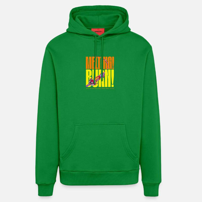 FOND ! Mur de Feu - Sweat à capuche bio décontracté fabriqué en UE - City Green