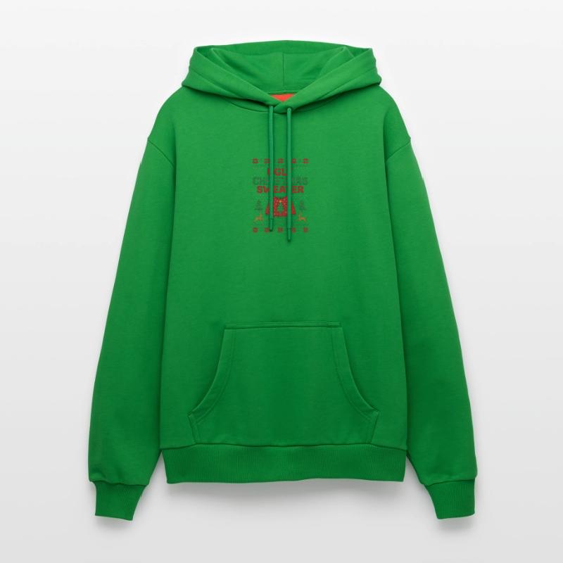 Pull de Noël moche Weihnachtspullover Hässlich Sweat à capuche bio décontracté fabriqué en UE