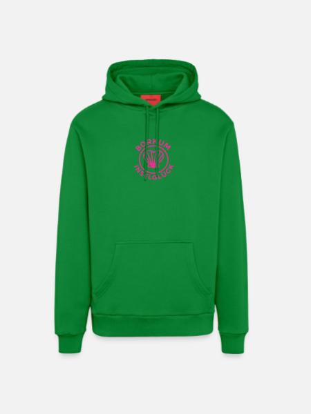 Cockle Borkum Island Happiness - Organic Relaxed Hoodie Made in EU - City Green