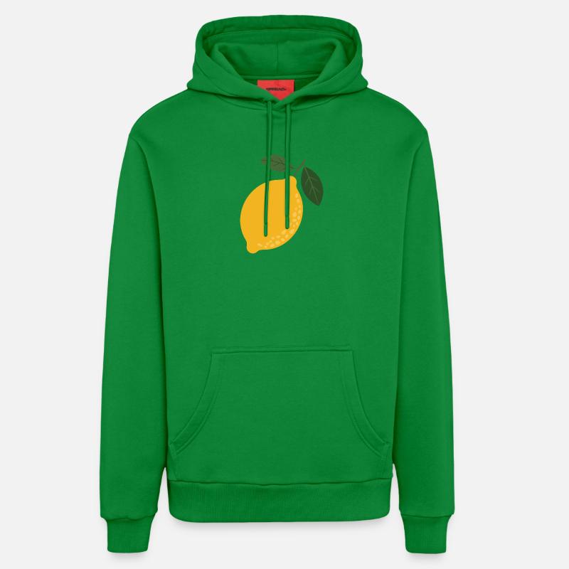 Fleurs de citron piquantes - Sweat à capuche bio décontracté fabriqué en UE - City Green
