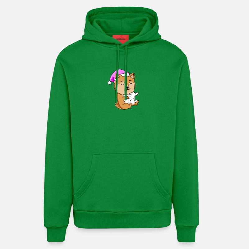 Chien de race Zwergspitz - Sweat à capuche bio décontracté fabriqué en UE - City Green